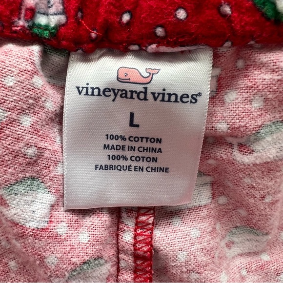 Vineyard Vines Flannel Holiday Pajama Lounge Pant | LARGE - Picture 5 of 6